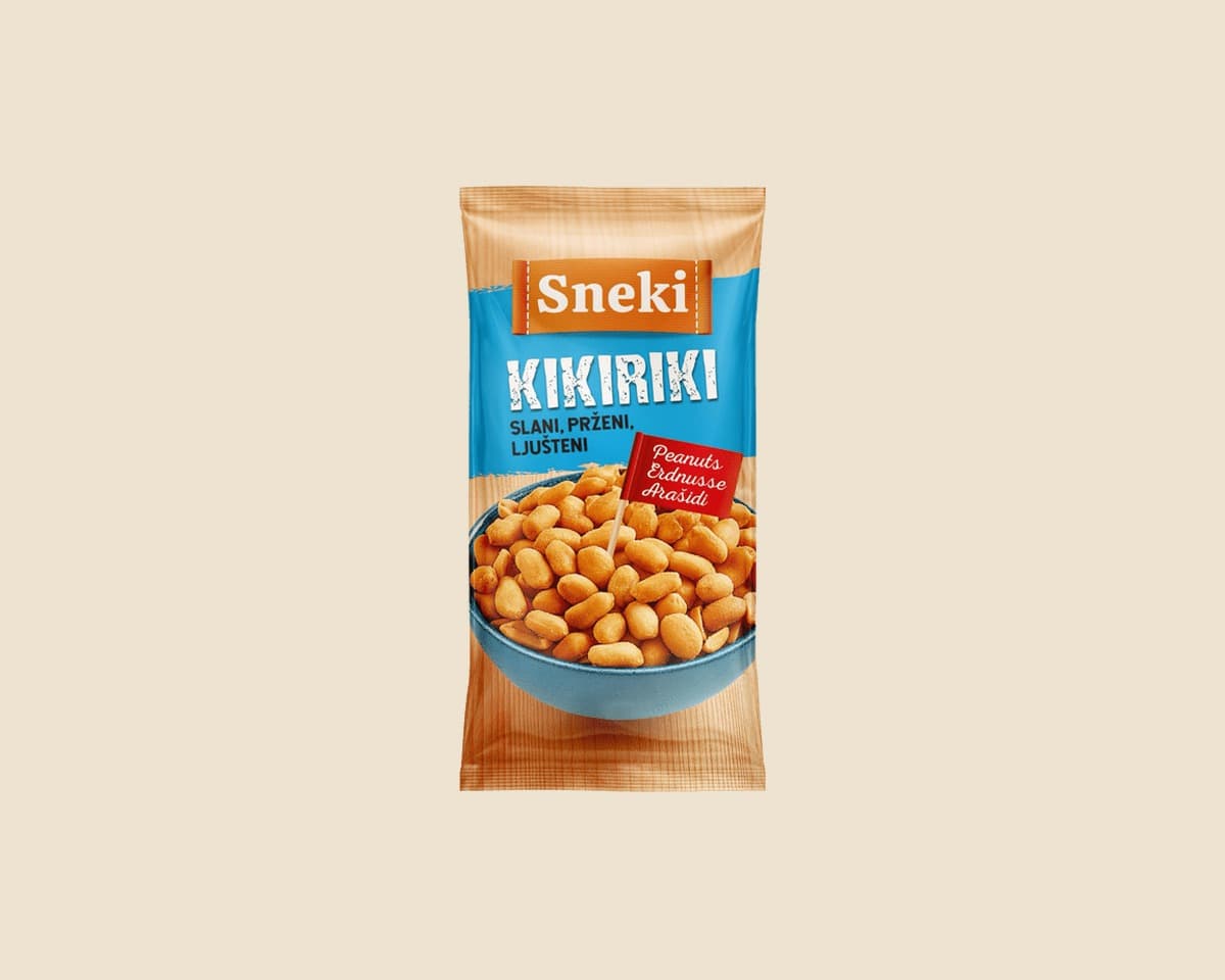 Pakovanje Sneki kikiriki, slani i prženi