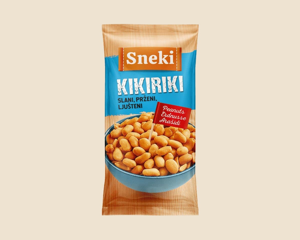 Pakovanje Sneki kikiriki, slani i prženi